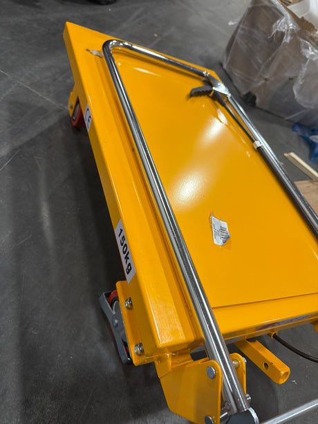 Pre-owned Premium Used SP150 Single Scissor Lift Table 330 lbs Cap, 20.2" lifting height-95273294 Only Pick Up