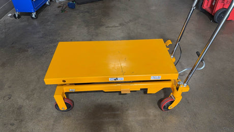 Pre-owned Regular Used SP800 Single Scissor Lift Table 1760 lbs Cap, 22.9" lifting height-153604