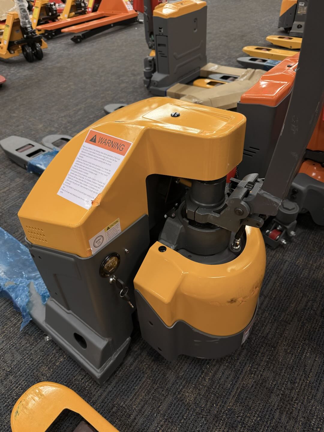 Pre-owned Premium Used CBD20WE-19BC - 4,400 lb Electric Pallet Jack – Long Runtime Lithium Battery, Turtle Mode, 48"x27" Forks-250027722