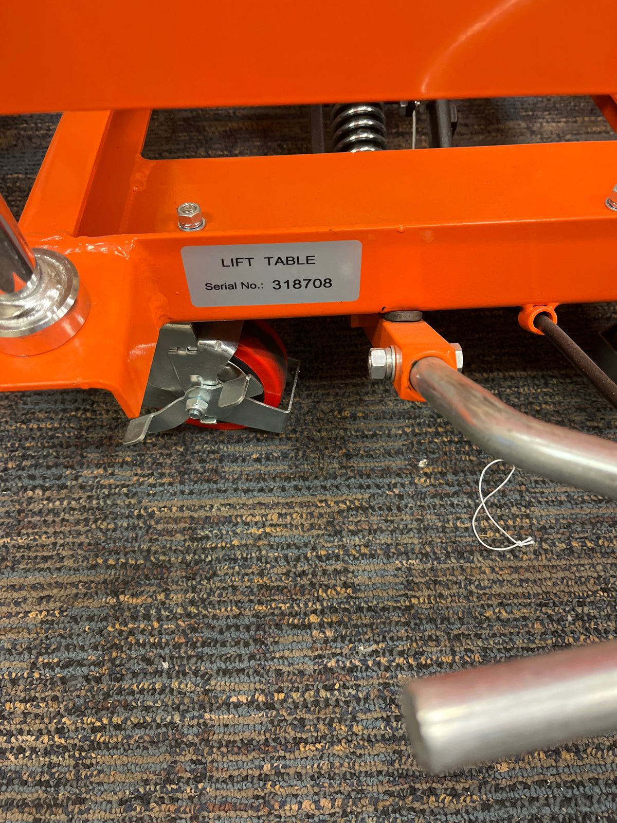 Pre-owned Premium Used SPS150-O Double Scissor Lift Table 330 lbs Cap, 43.3" lifting height-C00000544