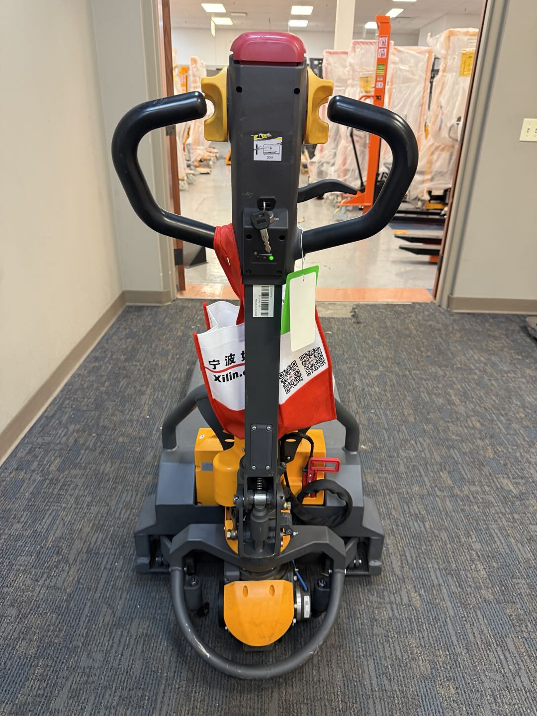 Pre-owned Aged Used CBD15W-LIX-48x27 – 3,300 lb Electric Pallet Jack, Lithium Battery, 48"x27" Forks-21068996
