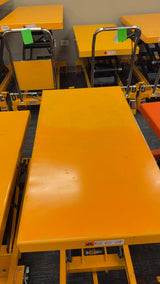 Pre-owned Regular Used SP800 Single Scissor Lift Table 1760 lbs Cap, 22.9" lifting height-223948