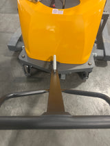 Pre-owned CTD15BE-98 – 3,300 lb Semi-Electric Stacker, 98" Lift, Straddle Legs & Adjustable Forks