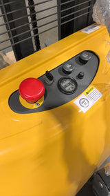 Pre-owned Regular Used CTD10B-III-118 – 2,200 lb Semi-Electric Stacker, 118" Lift, Straddle Legs, Adjustable Forks-21030026
