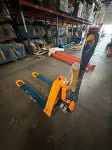 Pre-owned CBD15-NEW 3,300 lb Electric Pallet Jack, Compact Lithium Model, 48"x27" Forks