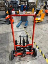 Pre-owned Premium Used HSP440-O–440lbs Manual Pallet Stacker 440 lbs Capacity 35.8" Lift Fixed Legs-250010185 Only Pick Up