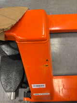 Pre-owned Regular Used JF-685-O 2,200 lb High-Lift Hydraulic Pallet Jack – Wide Forks, 45" x 27"-4677381