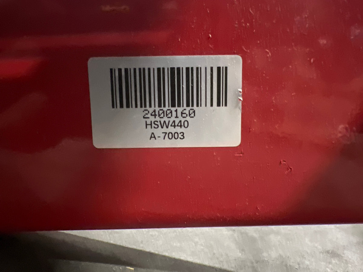 Pre-owned Premium Used HSW440–440lbs Manual Pallet Stacker 440 lbs Capacity 35.4" Lift Fixed Legs-2400160 Only Pick Up