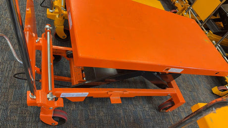 Pre-owned Regular Used SP800-O Single Scissor Lift Table 1760 lbs Cap, 22.9" lifting height-319250