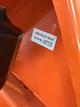 Pre-owned Premium Used JF-685-O 2,200 lb High-Lift Hydraulic Pallet Jack – Wide Forks, 45" x 27"-4677379