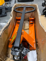 Pre-owned Premium Used MF-O 2,200 lb Hydraulic Pallet Jack – 31.5" x 15" Forks-240501263 Only Pick Up