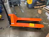 Pre-owned Open Box JF-O 2,200 lb High-Lift Hydraulic Pallet Jack – Narrow Forks, 45" x 21"-5036937