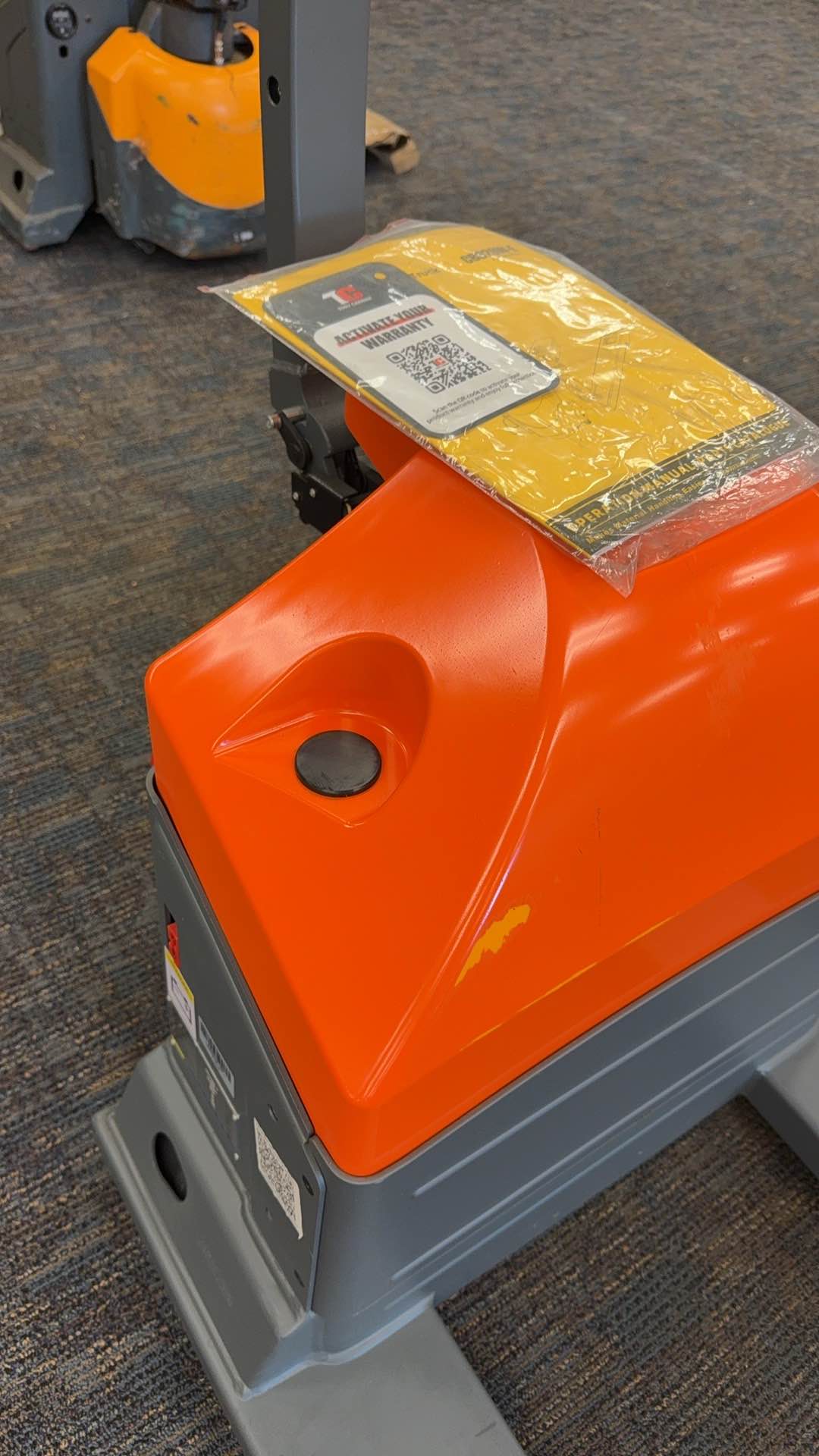 Pre-owned Premium Used CBD15WE-19-O 3,300 lb Electric Pallet Jack, GEL Battery Model, 48"x27" Forks-240862580