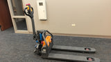 Pre-owned CBD15W-LIX – 45x21-3,300 lb Electric Pallet Jack, Lithium Battery, 45"x21" Forks