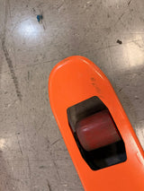 Pre-owned Aged Used CBD15-O 3,300 lb Electric Pallet Jack, Compact Lithium Model, 48"x27" Forks-211112746