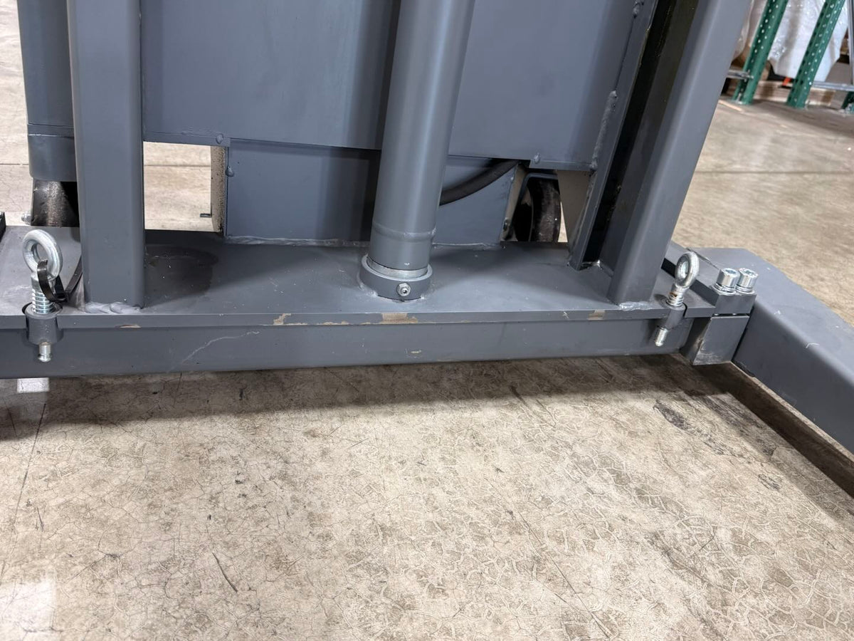 Pre-owned Premium Used CTD15BE-98 – 3,300 lb Semi-Electric Stacker, 98" Lift, Straddle Legs & Adjustable Forks-240863005