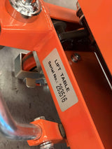 Pre-owned Aged Used SPS150-O Double Scissor Lift Table 330 lbs Cap, 43.3" lifting height-283516 Only Pick UP