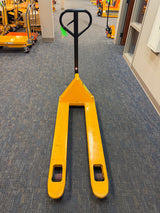 Pre-owned Regular Used DB-1 4,400 lb Hydraulic Pallet Jack – Narrow Forks, 48" x 21"-4774841