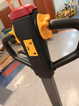Pre-owned Aged Used CBD15-O 3,300 lb Electric Pallet Jack, Compact Lithium Model, 48"x27" Forks-211112746