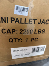 Pre-owned Open Box MF 2,200 lb Hydraulic Pallet Jack – 31.5" x 15" Forks-240868046 Only Pick Up