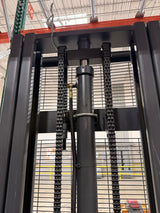 Pre-owned Premium Used CTD15R-E-118–3,300 lb Electric Stacker, 118" Lift, Straddle Legs-20070939