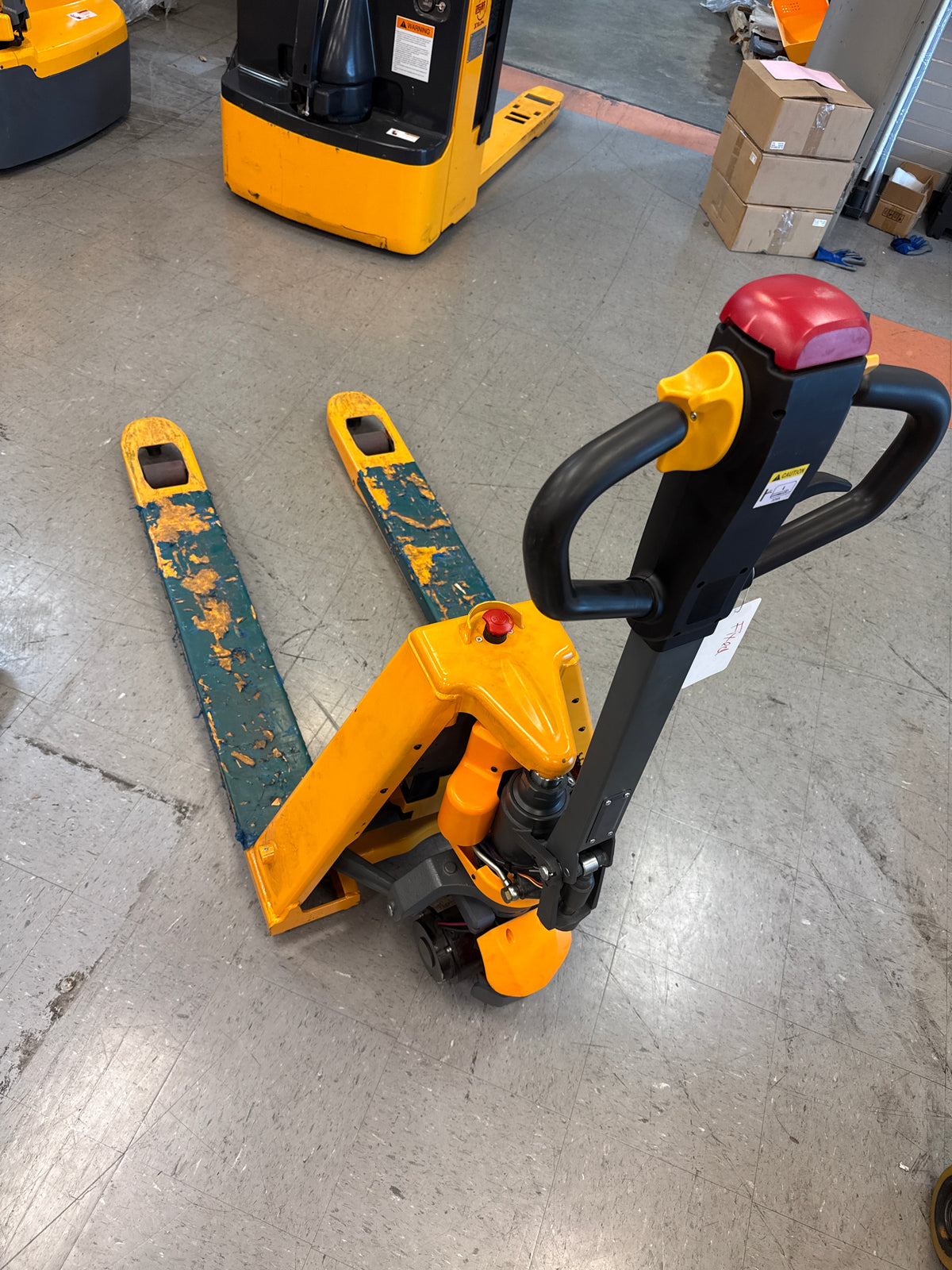 Pre-owned Regular Used CBD15-NEW- 3,300 lb Electric Pallet Jack – Lithium Battery, 48"x27" Forks-260003613