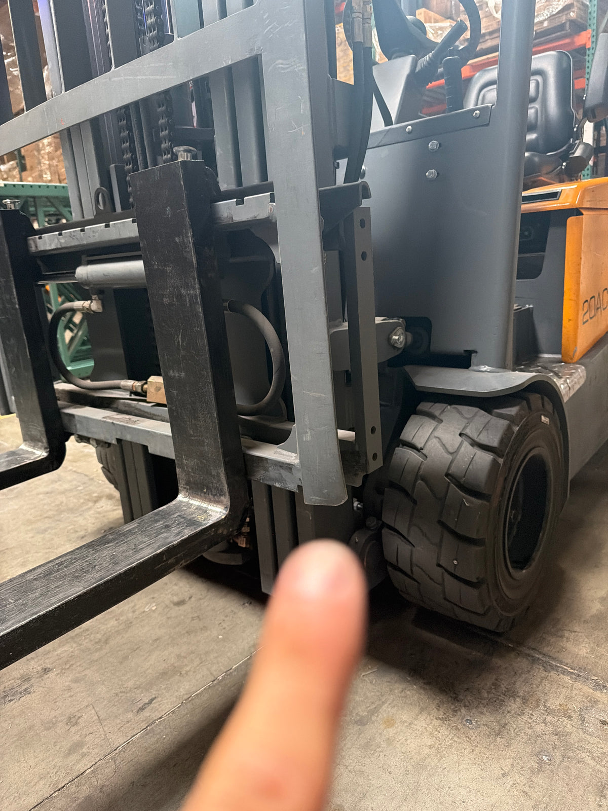 Pre-owned CPD20SA-20-Li-189-4,400 lbs, 189" Lift, 48V Lithium Electric Forklift