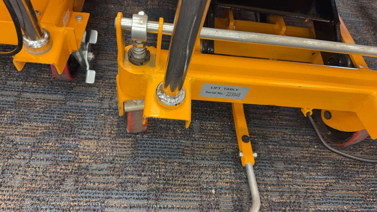 Pre-owned Regular Used SP800 Single Scissor Lift Table 1760 lbs Cap, 22.9" lifting height-223948