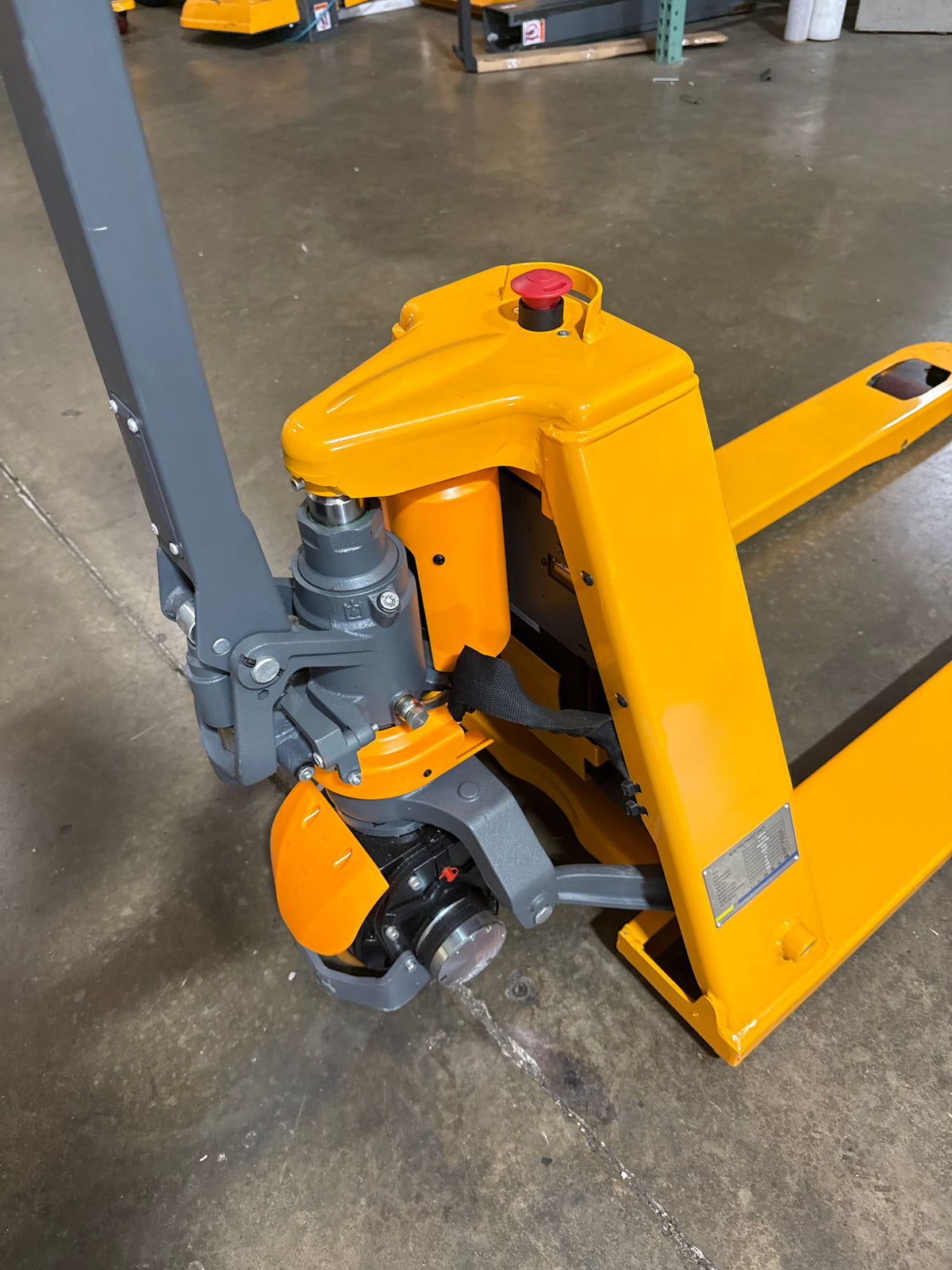 Pre-owned CBD15-NEW 3,300 lb Electric Pallet Jack, Compact Lithium Model, 48"x27" Forks