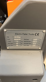 Pre-owned Premium Used CBD15W-LIX-48x27 – 3,300 lb Electric Pallet Jack, Lithium Battery, 48"x27" Forks-220302167