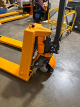 Pre-owned CBD15-NEW 3,300 lb Electric Pallet Jack, Compact Lithium Model, 48"x27" Forks