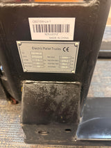 Pre-owned Aged Used CBD15W-Lix-48x27-B 3,300 lb Electric Pallet Jack, Compact Lithium Model, 48"x27" Forks-21035246