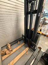 Pre-owned CTD15R-E-98 – 3,300 lb Electric Stacker, 98" Lift Height, Straddle Legs
