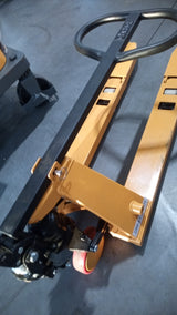 Pre-owned Aged Used MF 2,200 lb Hydraulic Pallet Jack – 31.5" x 15" Forks-240501148 Only Pick Up