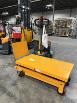 Pre-owned Regular Used SPS350 Double Scissor Lift Table 770 lbs Cap, 37.4" lifting height-A101137