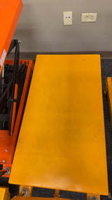 Pre-owned Regular Used SPS350 Double Scissor Lift Table 770 lbs Cap, 37.4" lifting height-A101137
