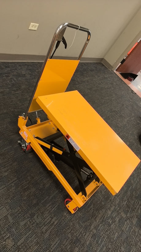 Pre-owned Premium Used SP150E Single Scissor Lift Table 330lbs Cap, 29" lifting height-304727 Only Pick-Up