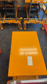 Pre-owned Premium Used SP150E Single Scissor Lift Table 330lbs Cap, 29" lifting height-315803 Only Pick-Up