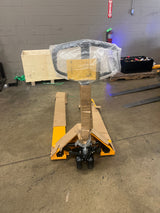 Pre-owned Premium Used BF-III-2(NYLON) 5,500 lb Hydraulic Pallet Jack – Wide Forks & Nylon Wheels, 48" x 27"-260001747