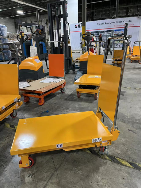 Pre-owned Premium Used SP150E Single Scissor Lift Table 330lbs Cap, 29" lifting height-240702755 Only Pick-Up