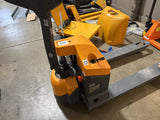 Pre-owned Regular Used CBD15WE-19BC- 3,300 lb Electric Pallet Jack – Long Runtime Lithium Battery, Turtle Mode, 48"x27" Forks-250027458