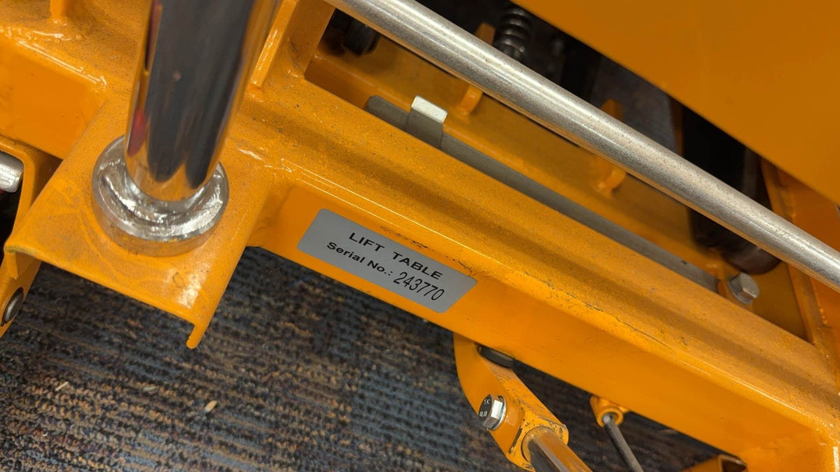 Pre-owned Premium Used SPS800 Double Scissor Lift Table 1760lbs Cap, 40.4" lifting height-243770 only Pick Up