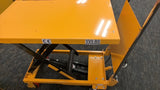 Pre-owned Premium Used SP150E Single Scissor Lift Table 330lbs Cap, 29" lifting height-318333 Only Pick-Up