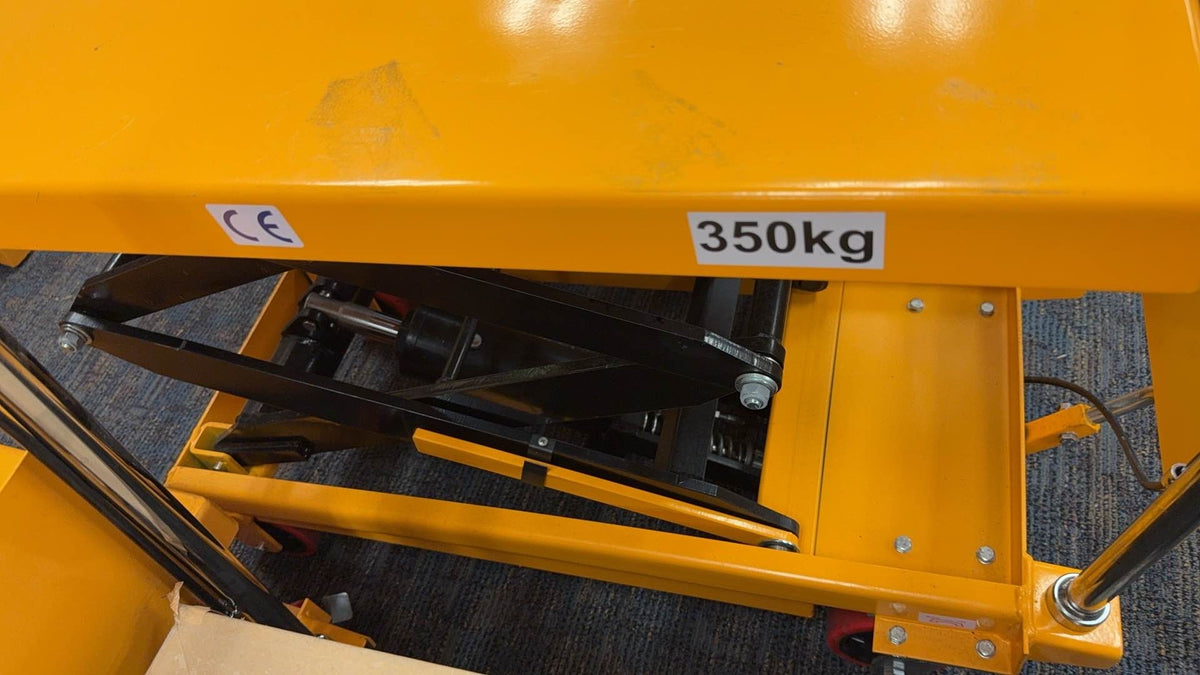 Pre-owned Premium Used SPS350 Double Scissor Lift Table 770 lbs Cap, 37.4" lifting height-283871