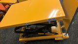 Pre-owned Premium Used SPS150E Double Scissor Lift Table 330lbs Cap, 31.4" lifting height SPS150E-320726 Only Pick-Up