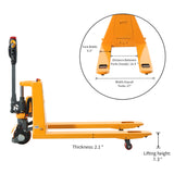 3,300 lb Electric Pallet Jack – Compact, Turtle Mode, 48" x 27" Forks | Xilin CBD15