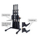 Xilin 118” Fully Electric Straddle Pallet Walkie Stacker 2200lbs Cap. Adj Forks CTD10R-E-118 - Full Electric Stacker