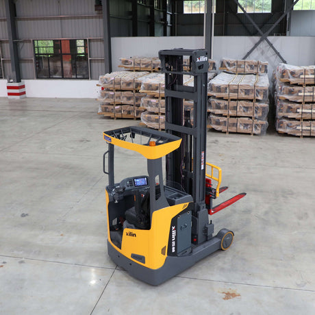 Xilin 4400lbs Capacity Electric Seated Reach Truck CQD20D - narrow aisle truck