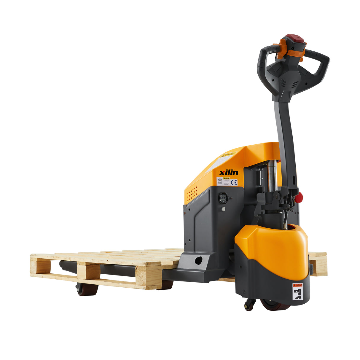 3,300 lb Electric Pallet Jack – Long Runtime GEL Battery, Turtle Mode, 48"x27" Forks | Xilin CBD15WE-19BC