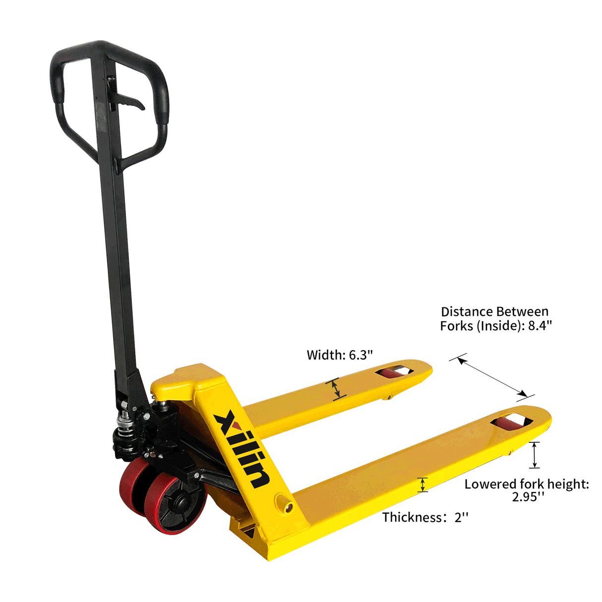 Xilin Hydraulic Pallet Jack 5500lbs Capacity 48’Lx21’W Fork BF-III-1 Bundle Sale - Hand Pallet Jack